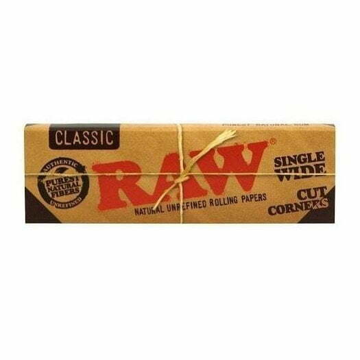 RAW ROLLING PAPERS | SINGLE WIDE | CLASSIC - CHARLOTTE CBD