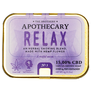 APOTHECARY BROTHERS SMOKE BLEND | RELAX - CHARLOTTE CBD