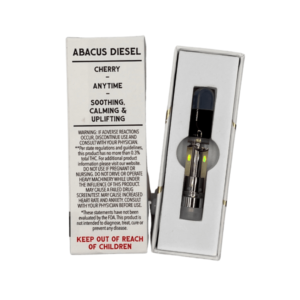 CROWNTOWN CANNABIS QUEEN'S RESERVE_VAPE CART_DELTA-8_1GRAM_ABACUS DIESEL - CROWNTOWN CANNABIS