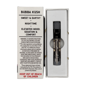 CROWNTOWN CANNABIS QUEEN'S RESERVE_VAPE CART_DELTA-8_1GRAM_BUBBA KUSH - CROWNTOWN CANNABIS