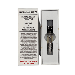 CROWNTOWN CANNABIS QUEENS_RESERVE_VAPE CART_DELTA-8_1GRAM_HAWAIIAN HAZE - CROWNTOWN CANNABIS