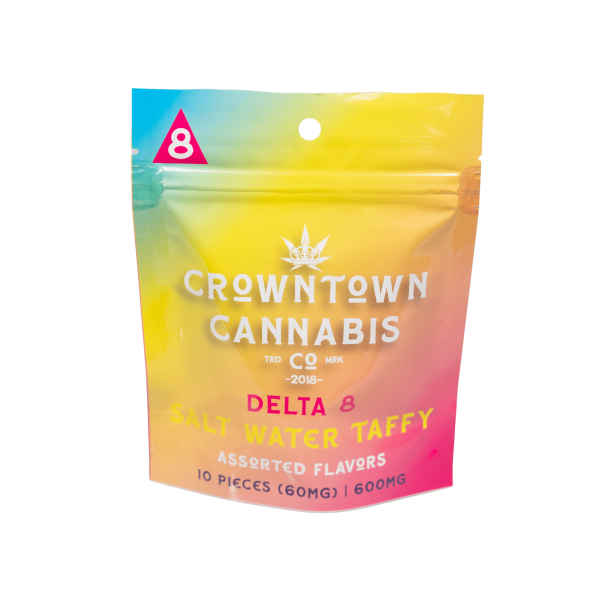 CROWNTOWN CANNABIS | ΔDELTA 8 | SALT WATER TAFFY | 600MG - Crowntown Cannabis