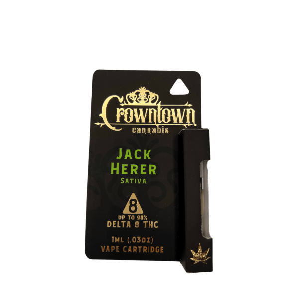 CROWNTOWN CANNABIS | DELTA 8 VAPE CART | 1ML | JACK HERER - Crowntown Cannabis