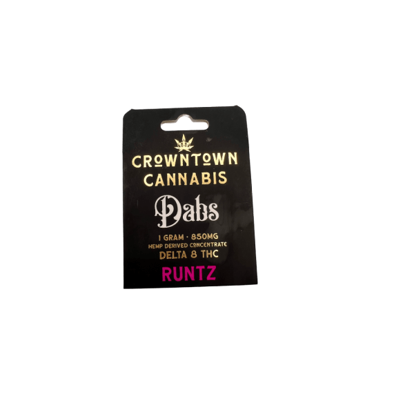 CROWNTOWN CANNABIS DAB WAX | DELTA 8 | 1 GRAM | RUNTZ - Crowntown Cannabis