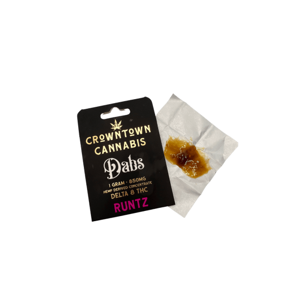 CROWNTOWN CANNABIS DAB WAX | DELTA 8 | 1 GRAM | RUNTZ - Crowntown Cannabis