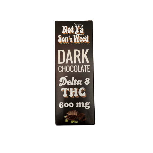 NOT YOUR SON'S WEED CHOCOLATE BAR | DELTA 8 | 600MG | DARK CHOCOLATE - Crowntown Cannabis