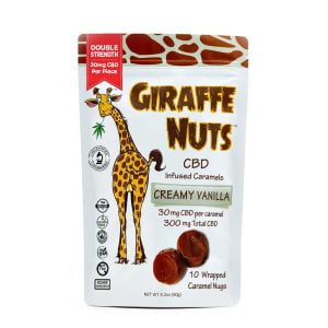 GIRAFFE NUTS | CREAMY VANILLA | 30MG - CHARLOTTE CBD