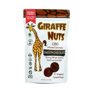GIRAFFE NUTS | SMOOTH CHOCOLATE CHEW | 30MG - CHARLOTTE CBD