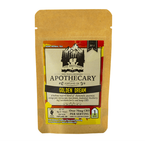 APOTHECARY BROTHERS TEA | 1PK | GOLDEN DREAM - Crowntown Cannabis