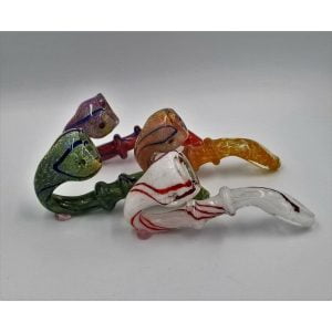 LUV BUDS | SHERLOCK GLASS HAND PIPE | 4-5.5" | ASSORTED COLORS - Crowntown Cannabis