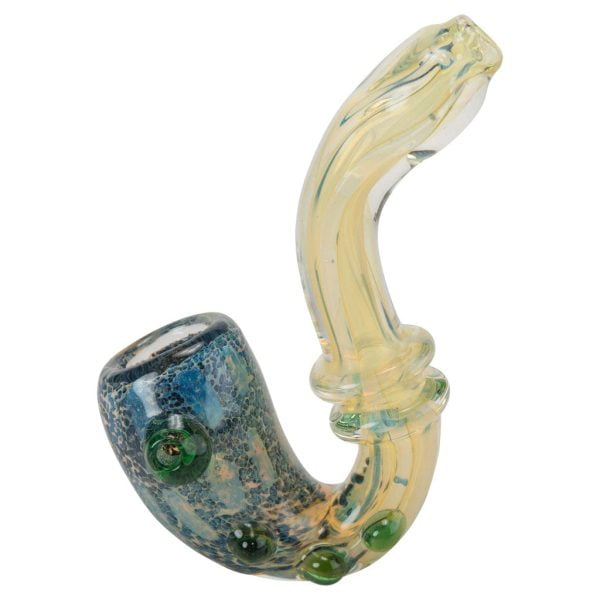 LUV BUDS | SHERLOCK GLASS HAND PIPE | 4-5.5" | ASSORTED COLORS - Crowntown Cannabis