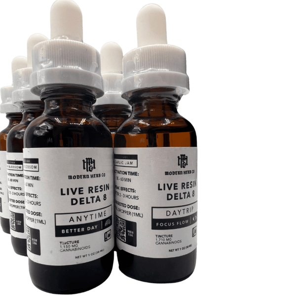 MODERN HERB CO | TINCTURE | DELTA 8 | LIVE RESIN | ANYTIME | BETTER DAY - CROWNTOWN CANNABIS