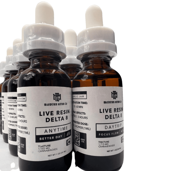 MODERN HERB CO | TINCTURE | DELTA 8 | LIVE RESIN | DAY TRIP | FOCUS FLOW - CROWNTOWN CANNABIS