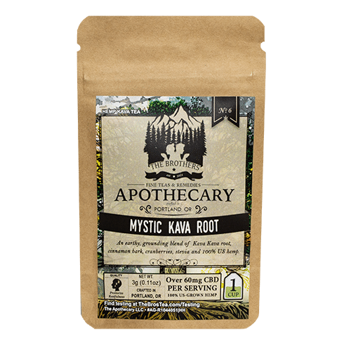 APOTHECARY BROTHERS TEA | 1PK | MYSTIC KAVA ROOT - Crowntown Cannabis