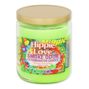 SMOKE ODOR CANDLE | 13OZ | HIPPIE LOVE - Crowntown Cannabis
