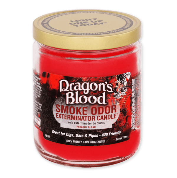 SMOKE ODOR CANDLE | 13OZ | DRAGON'S BLOOD - Crowntown Cannabis