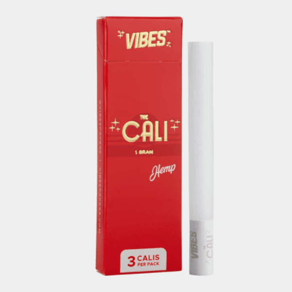 VIBES FINE ROLLING PAPERS | HEMP | THE CALI | 1 GRAM | 3PK - Crowntown Cannabis
