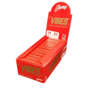 VIBES FINE ROLLING PAPERS WITH FILTERS | HEMP | 1 ¼ - Crowntown Cannabis