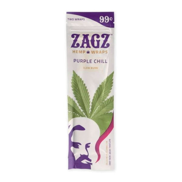 ZAGZ HEMP WRAPS | 2PK | PURPLE CHILL - Crowntown Cannabis