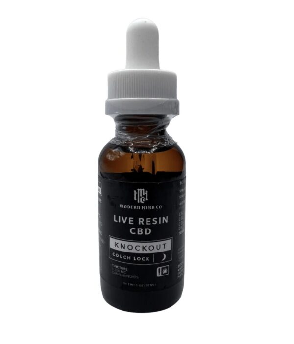 MODERN HERB CO | TINCTURE | CBD | LIVE RESIN | KNOCKOUT | COUCH LOCK