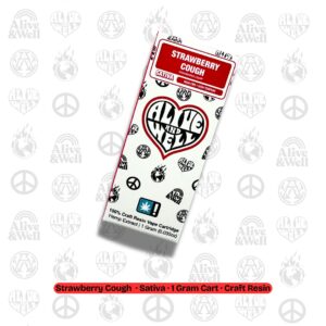 Alive and Well - 1 Gram Cart - Strawberry Cough - Sativa - Crowntown Dispensary