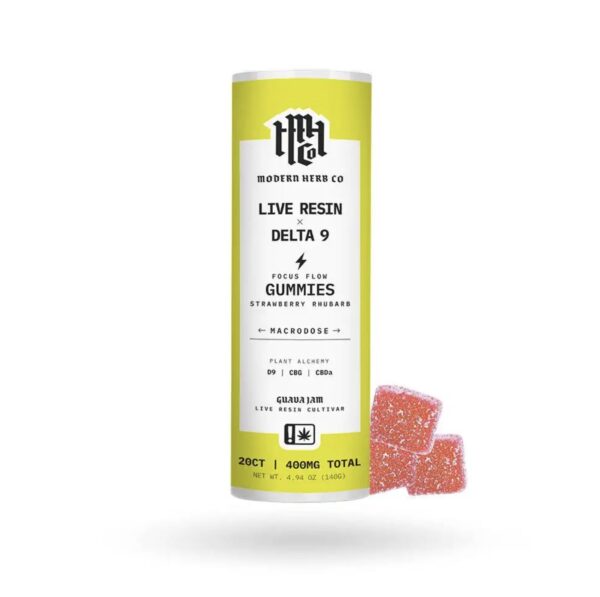 MODERN HERB CO | GUMMIES | DELTA 9 | LIVE RESIN | 5 COUNT | 100 MG | DAY TRIP