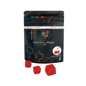 Grateful Meds | Functional Mushroom Canna Gummy | CBD + THC + Chagit Mushroom Extract