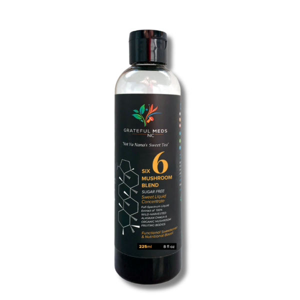 Grateful Meds | “Not Ya Nana’s Sweet Tea” | Liquid Concentrate | 6 Mushroom Blend