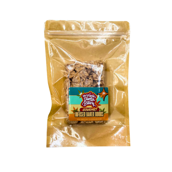 The Whole Damn Bakery - Gourmet Infused Cereal Bar Cinnamon - Crowntown Dispensary