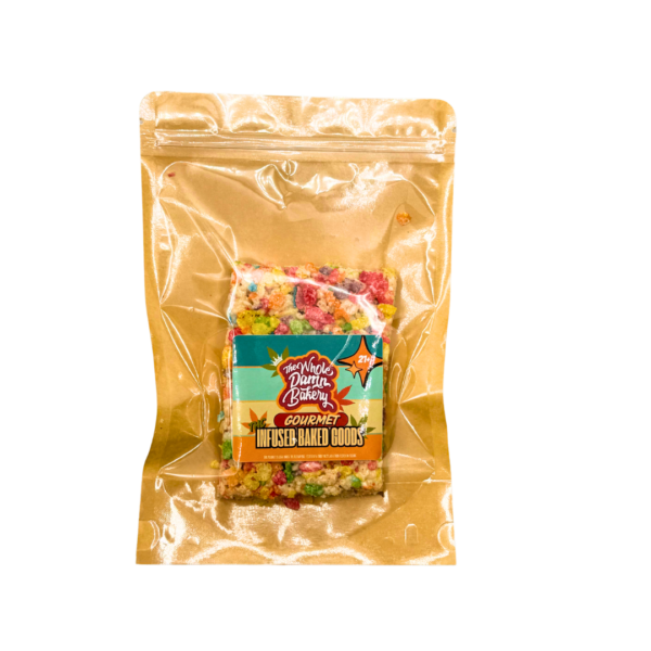 The Whole Damn Bakery - Gourmet Infused Cereal Bar Fruity - Crowntown Dispensary