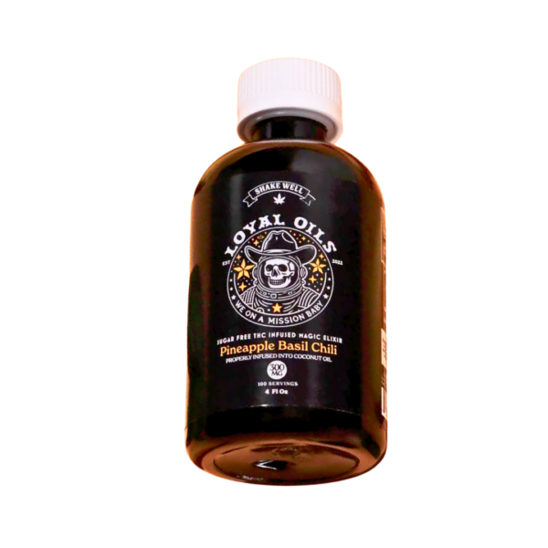 Loyal Oil | Magic Elixir | Coconano Infused | Sugar Free | Delta 9 | Pineapple Basil Chilli
