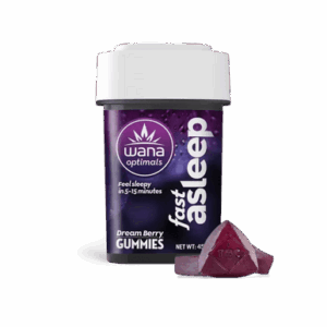 Wana Optimals | Gummy | 100mg | THC + CBD/G/N | Fast Asleep